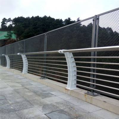 博赛元1.2m高桥梁钢护栏加工 公路灯光复合管景观栏杆
