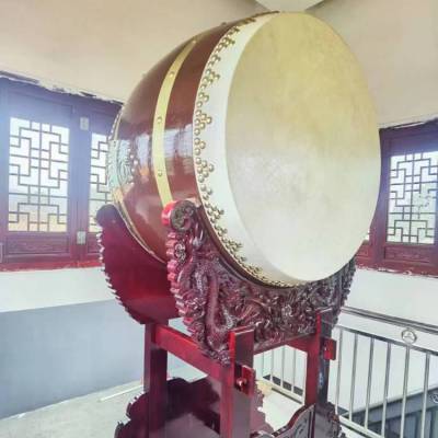 寺庙头层牛皮大鼓 寺院钟鼓楼大鼓 祠堂大鼓 宗祠大鼓