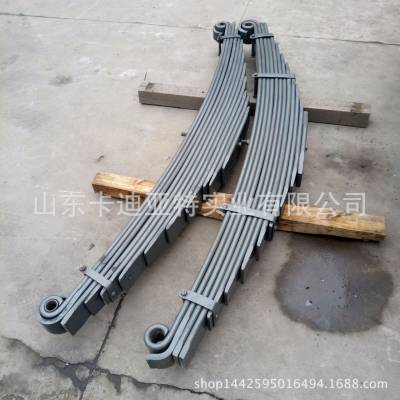 适用于重汽豪沃T5G后钢板总成及前钢板总成加厚板簧弹簧配件