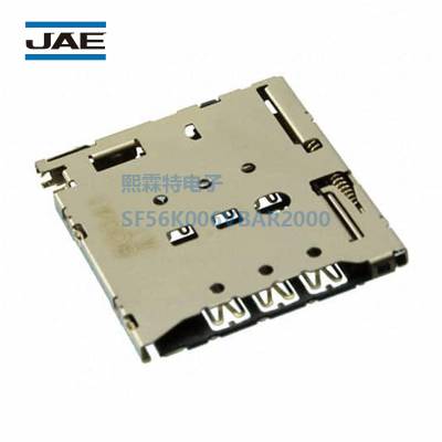 JAE微SD记忆卡座连接器SF56K006VBAR2000推推式存储器用数码手机
