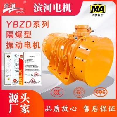 滨河八极隔爆型振动电机YBZD-180-8 13kW IP65 380V/660V