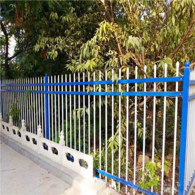 定制锌钢围墙栅栏护栏喷塑美观锌钢护栏网欣展围墙栏杆