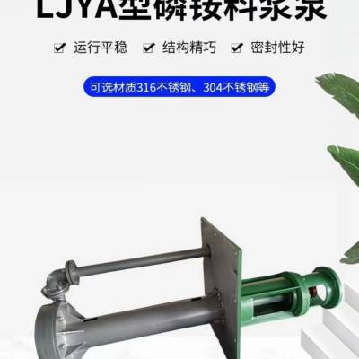 供应LJYA型料浆化工液下泵