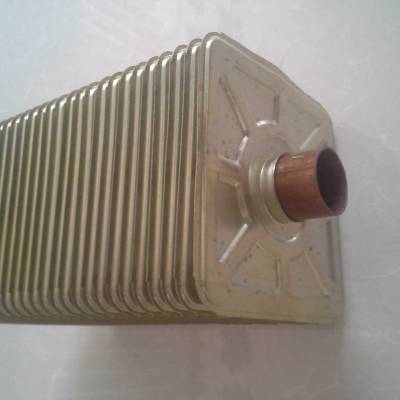 铜管铝翅片散热器 铜管铝串片铜管对流散热器