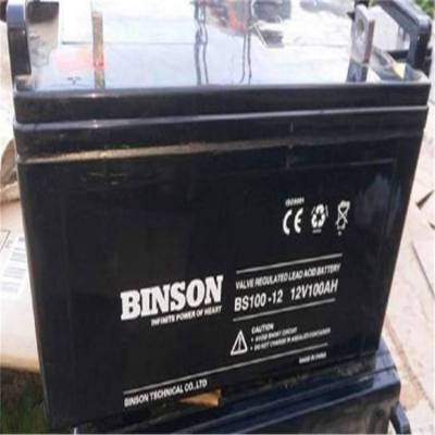 BINSON滨松蓄电池FM65-12 12V65AH回收绿色处理
