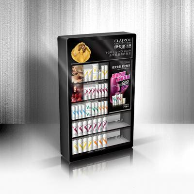 生产加工木质油漆柜伊卡璐化妆品展示柜洗发水展示架