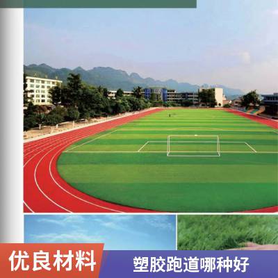 硅pu塑胶篮球场景观休闲人工草坪13mm厚混合型塑胶跑道
