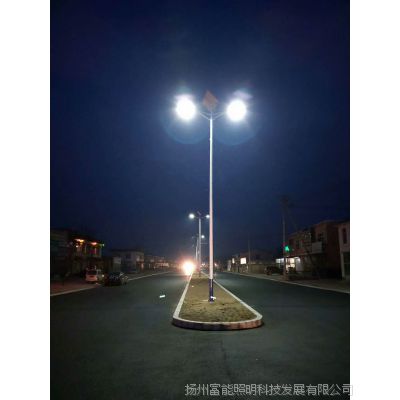 河南安阳太阳能路灯生产厂家12V锂电一体化家用LED路灯发电蓄电池