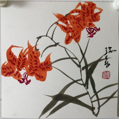 ***画家吉瑞森精品花卉小品