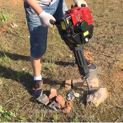 鸿超 大马力工程油镐 汽油机破碎镐 手提式冲击钻