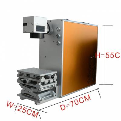 大鹏激光首饰戒指快夹旋转台打标机