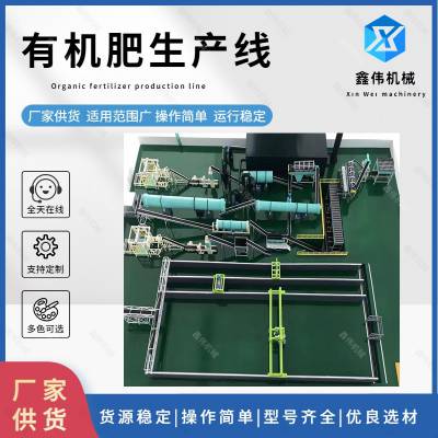 大型颗粒肥生产设备 成套粉状肥设备 年产1-10万吨有机肥生产线