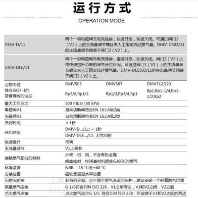 德国DUNGS冬斯MB-DLE 420 B01 S20燃气电磁调节阀