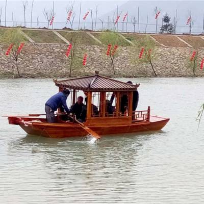 江西婺源江湾小型的乌篷船木船出售 乌篷船木船出售