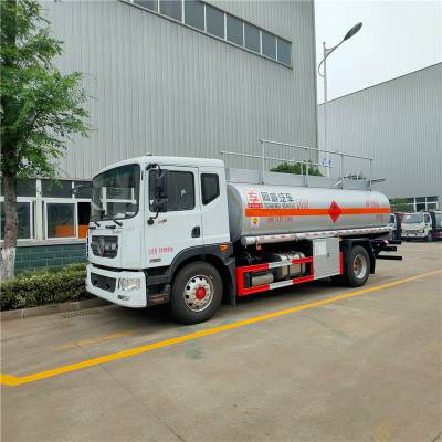 国六东风多利卡加油车 D9十一吨油罐车 铝合金运油车