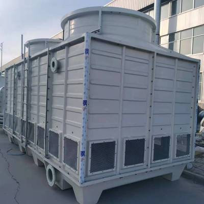 商场中央空调水冷却方型循水水塔 200吨玻璃钢降温塔 佳航