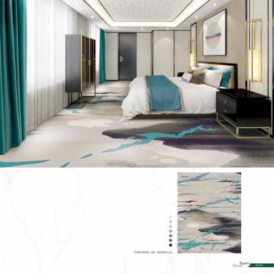 办公地毯 大连 酒店祥云系列圈绒印花会客厅地毯 台球厅定制图案