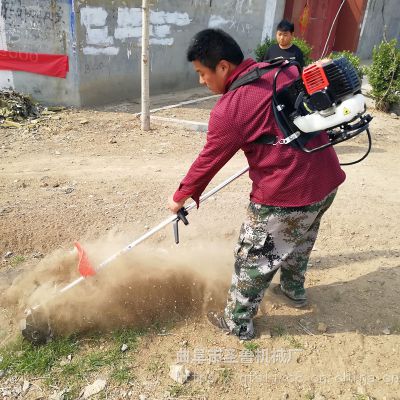 小型背负式除草松土机 二冲程割草机打草机 便携式锄地松土机厂家