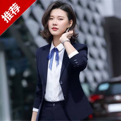 气质职业装女西服套装春秋韩版商务办公修身小西装时尚九分小脚裤