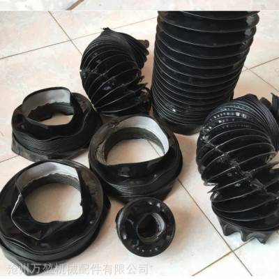 缝制式圆形防尘罩丝杠保护套防尘耐油可伸缩