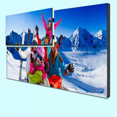 南昌青山湖曲面拼接屏 55寸1.7mm4K液晶拼接屏