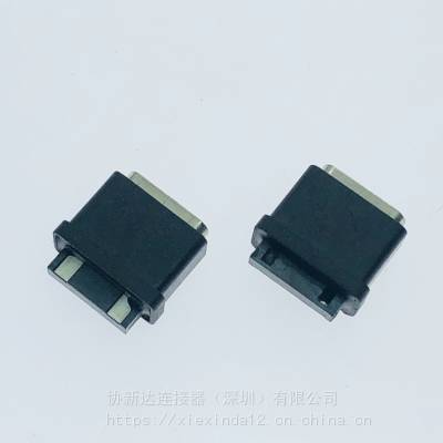 简易TYPE-C 2Pin防水母座 焊线式USB 3.1防水母头