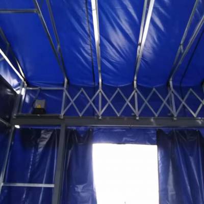 苏州大型电动推拉雨棚活动伸缩雨篷