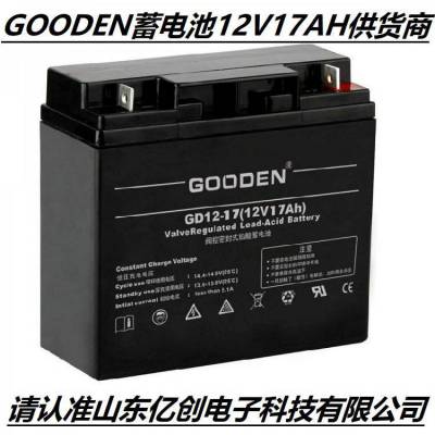 GOODEN蓄电池GD12-38（12V38AH）太阳能路灯UPS/EPS直流屏