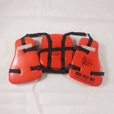 氯丁橡胶材质三片式救生衣便携救生衣大浮力三片式救生衣