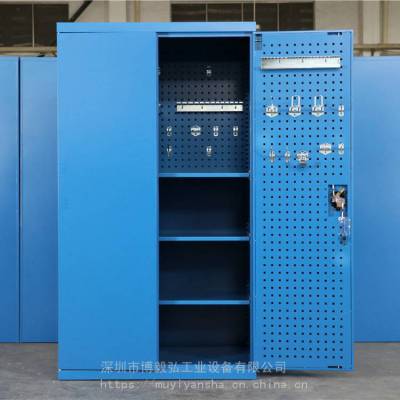 博毅弘车间工具柜带锁储物柜 重型工厂零件柜加厚置物工具车