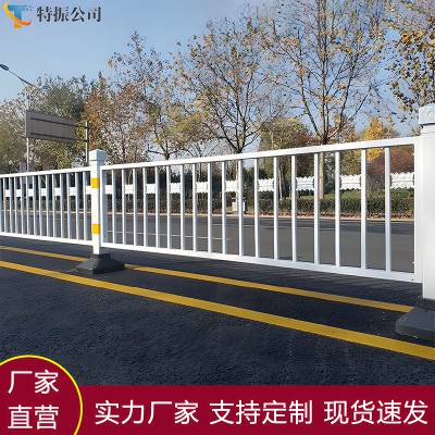 人行道隔离围栏 市政道路护栏 机非分流栏杆 马路交通栅栏