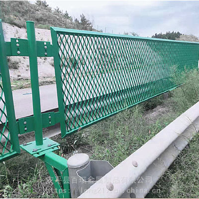 安平百瑞 公路隔离防眩网 蜂窝金属防眩网 钢板网隔离栅 量大优惠