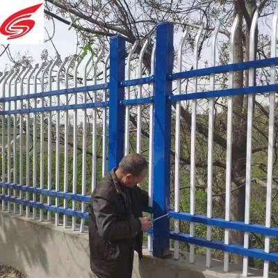 围栏批发 仁久锌钢护栏铁艺栏杆定制安装 现货充足