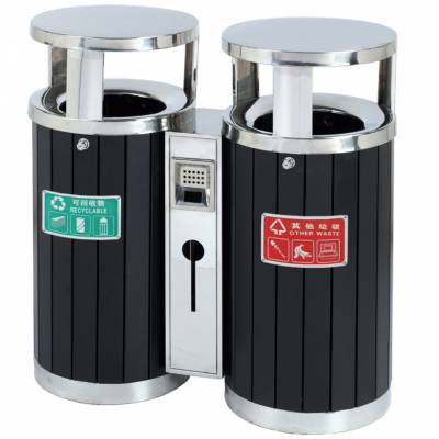 成品供应蚌埠社区环卫保洁垃圾桶 公园景观垃圾箱