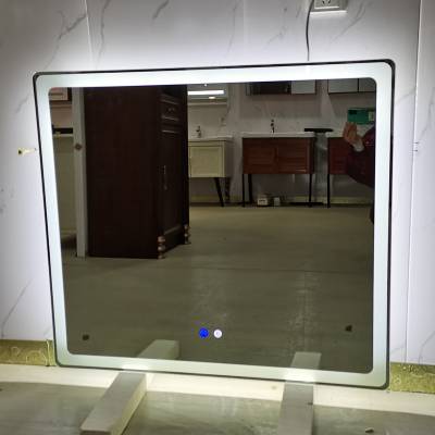 酒店浴室镜LED智能浴室镜发光壁挂卫浴灯卫生间装饰镜子触摸开关