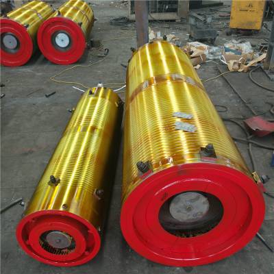 加工制作非标卷筒组直径φ500mm长度2500mm单层钢丝绳缠绕起重滚筒