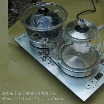 全自动底部上水电热水壶泡茶专用玻璃烧水煮茶一体茶具电茶炉套装