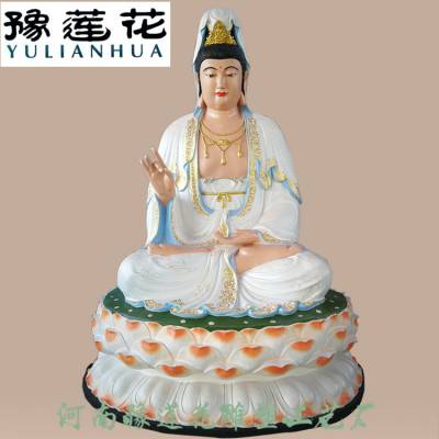 豫莲花供应寺庙佛教神像南无圆光观音佛像 往来皆是菩提路 出入无非解脱门