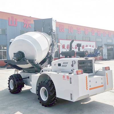 德阳轨道施工移动式混凝土罐车全自动液压上水自上料搅拌车