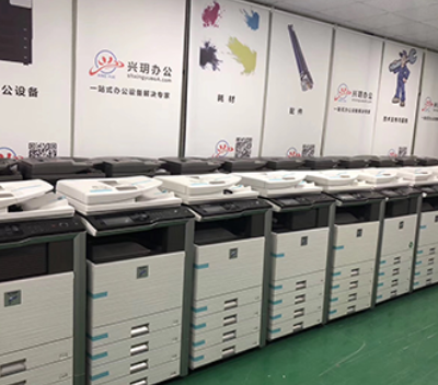 松江区复印打印一体激光数码复合机怎么租 值得信赖 上海兴玥办公供应