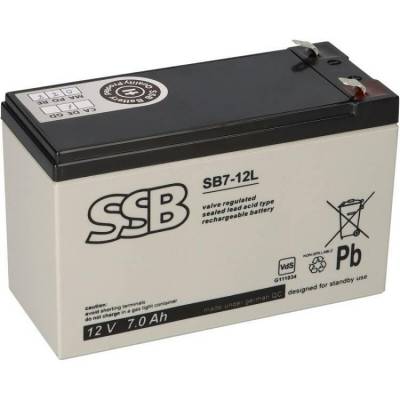 德国SSB蓄电池SB7-12L 12V7AH铅酸免维护测试仪器医疗器械电池
