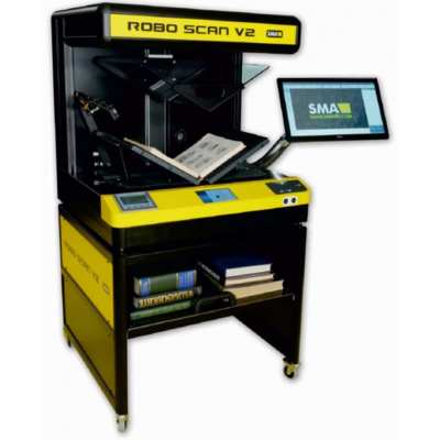 书籍全自动扫描机器人-德国SMA-古籍艺术品彩页图书书刊线性CCD扫描仪