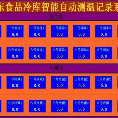 冷库测温系统 冷藏库温度报警仪 冷冻库温度监测系统