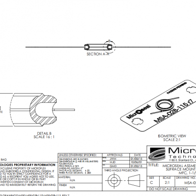 MSA-028-111-M MSA-028-115-F MSA-028-215 Microflex