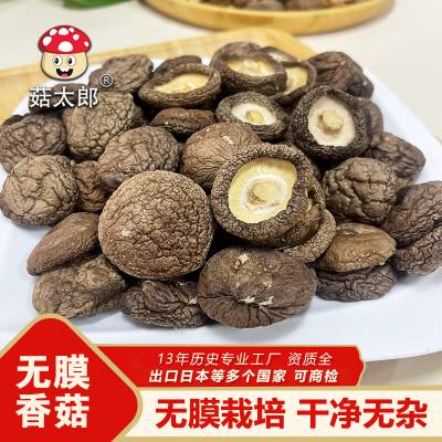 菇太郎干香菇产地货源无膜香菇大量上市出口日本无膜冬香菇可商检