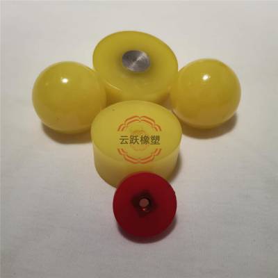 注塑加工 耐磨高硬度聚氨酯球 振动筛用黄色pu球 口罩机用聚氨酯包胶轮