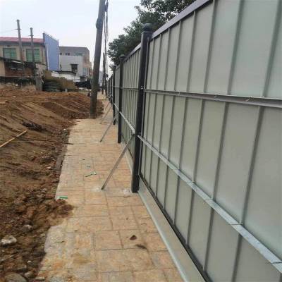 小草夹芯板围挡 施工维修隔离围蔽 建筑工程施工围栏