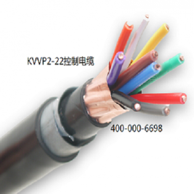 KVVP2-22屏蔽铠装控制电缆