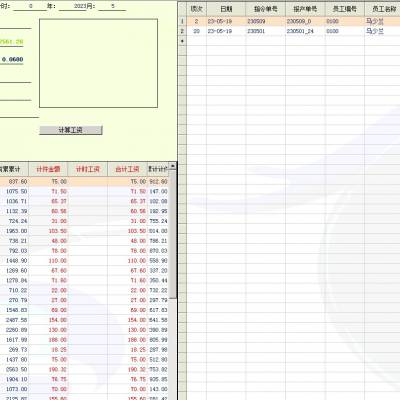 计件工资,只要能上网就可以使用,1800元一个操作员,免费定制.手机APP可以报产