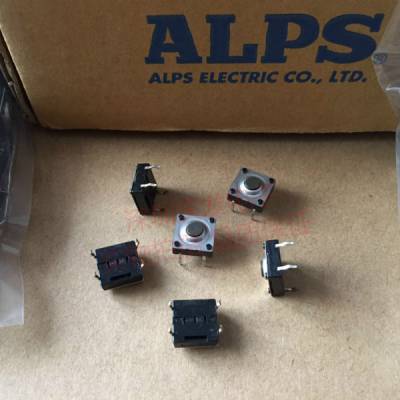 日本ALPS SKQBARA010 直插4脚 轻触开关 10*10*5mm 防水防尘按键